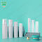 Empty Cosmetic Cylinder White Plastic Pump Bottle 15ml 30ml 50ml