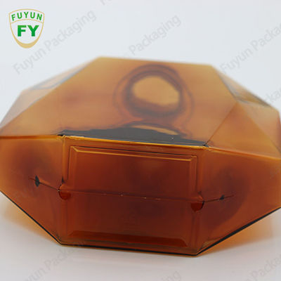 Plastic Hexagon Shape Plastic PET Shampoo Bottle 300ml 500ml