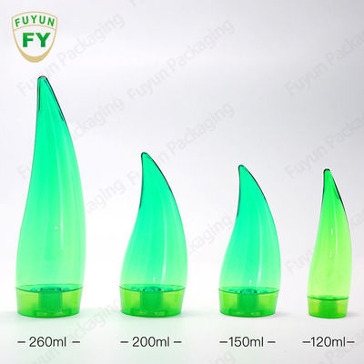 PETG Plastic Aloe Vera Empty Lotion Bottle With Screw Lid 200ml