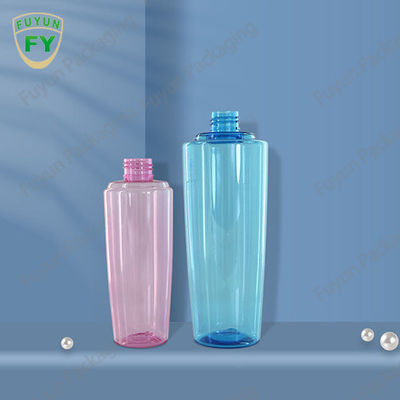 Facial Toner Silver Cap Empty Plastic Bottles 500ml For Cosmetic Packaging