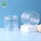 Food Grade Hermetic Clear PET Plastic Jar Food Grade With Aluminium Lids