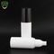 Cylinder White Black Plastic PET Lotion Bottle With Pump Screen Printing