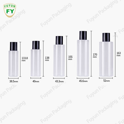 Plastic Round Shape 200ml Plastic Bottle For Shampoo Cosmetic 100ml 150ml