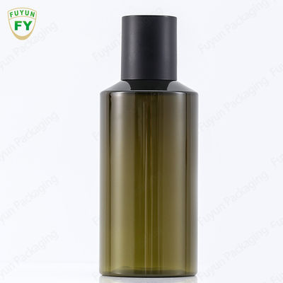 Green 200ml PET Plastic Empty Lotion Bottle With Screw Lid