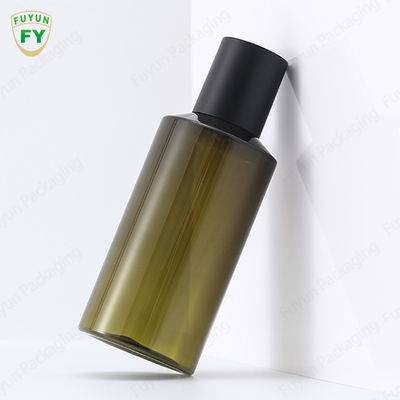 Green 200ml PET Plastic Empty Lotion Bottle With Screw Lid