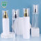 75ml 120ml 150ml Transparent Pet Cosmetic Toner Spray Bottle With Gold Top