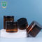 Amber Black Pet Plastic Cosmetic Cream Jar 100ml 150ml 200ml 250ml 300ml