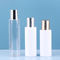 PET Transparent 100ml Cosmetic Bottle With Double Layer Screw Cap 200ml 150ml