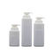 27oz 800ml Shampoo Conditioner Packaging Square Shower Gel Bottle With Pump