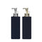 300ML 500ML 750ML PET Black Lotion Pump Bottle For Luxury Shampoo Body Wash