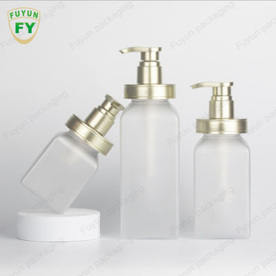 White 500ml 750ml Lotion Pump Bottle Plastic Hair Conditioner