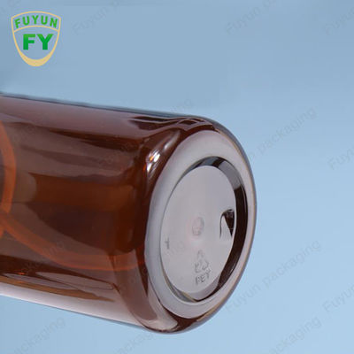 Fuyun 40ml 60ml Amber Skincare Plastic Pump Bottles Continuous Spray