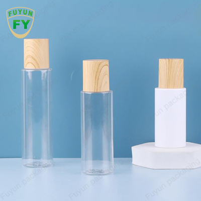 60ml Clear Frosted Cream Jar With Bamboo Pattern Lid Glass Cosmetic Packaging Sets