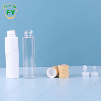 60ml Clear Frosted Cream Jar With Bamboo Pattern Lid Glass Cosmetic Packaging Sets