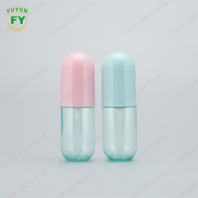 40ml 60ml Emulsion Bottle Macaron Double Color PET Fine Mist Divided Travel Set