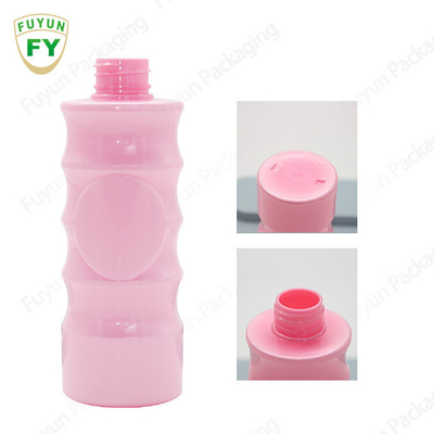 BORUI 200 400m bone shaped pink color shampoo bottle with shampoo lotion pump or screw cap