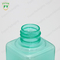 Fuyun 60ml PET plastic square green color skincare cosmetic lotion pump bottle