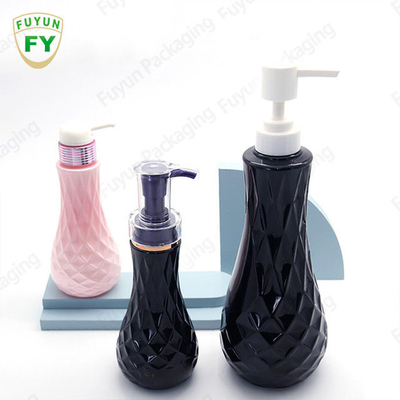 Fuyun unique 320ml 500ml 830ml Black White Color Shampoo Lotion Pump Bottle