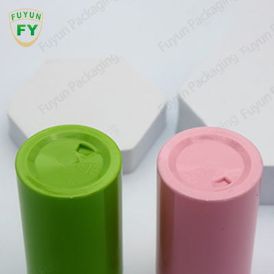 Fuyun 100 120 150ml Green Pink Color Slant Shoulder Lotion Pump Bottle