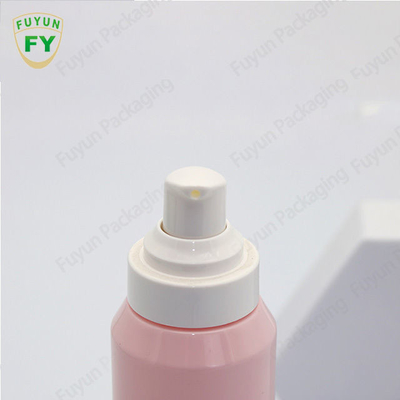 Fuyun 100 120 150ml Green Pink Color Slant Shoulder Lotion Pump Bottle