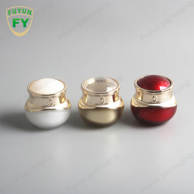 Fuyun elegant clear shiny plastic acrylic 5g 10g 15g 20g 50g skincare cosmetic packaging eye face cream jar