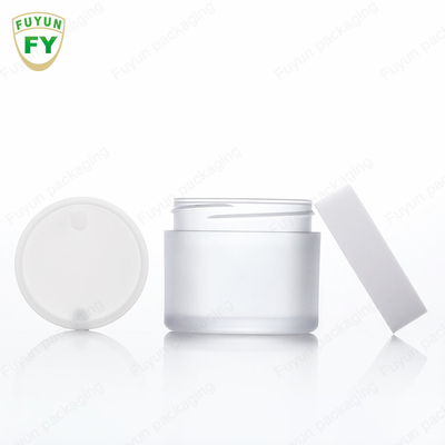 UV Coating 50g Plastic Cream Jar Luxury Cosmetic Skincare Container