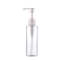 Hot Stamping Round Clear Plastic Pump Bottles 100ml For Essential Oil