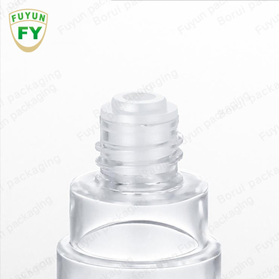 18ml 20ml Plastic Pump Bottles Capsule Shape Clear PET Toner Bottle