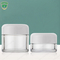 Plastic Shiny Hand Eye Facial Skincare Cream Jar With White Cap 30ml 50ml