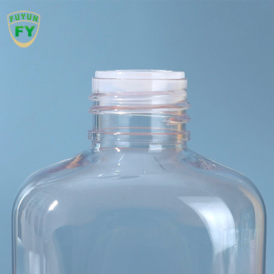 Liquid Food 150ml Plastic Bottle Square Shape With Aluminum Cap