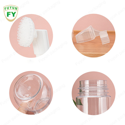 Hot Stamping 150ml Foam Pump Bottle With Silicone Brush Head